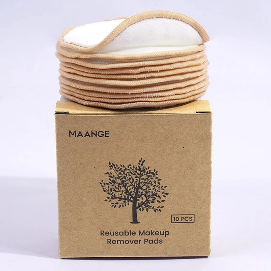 Bamikoo™ Bamboo Makeup Remover Pads – Reusable & Eco-Friendly (10-Pack)