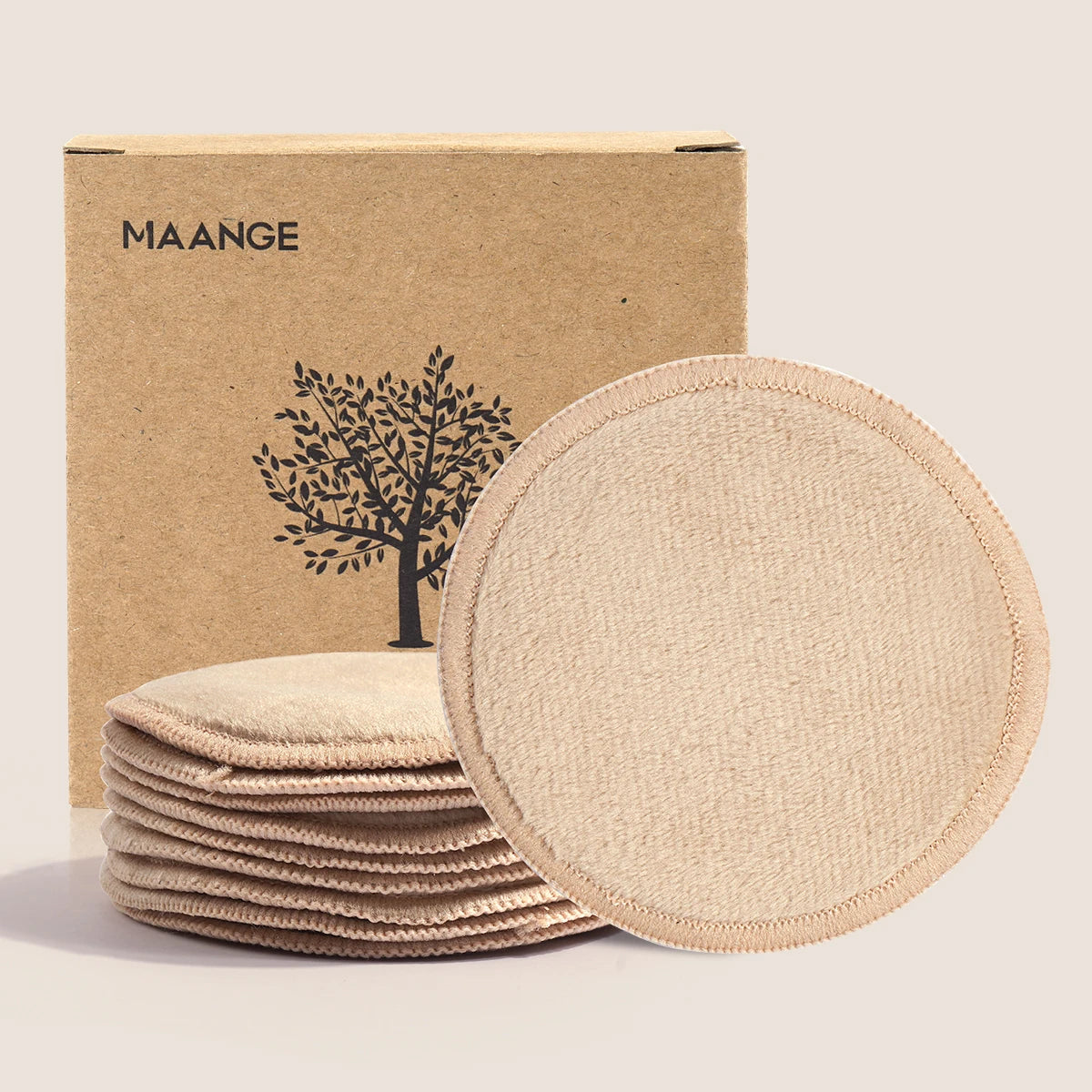 Bamikoo™ Bamboo Makeup Remover Pads – Reusable & Eco-Friendly (10-Pack)