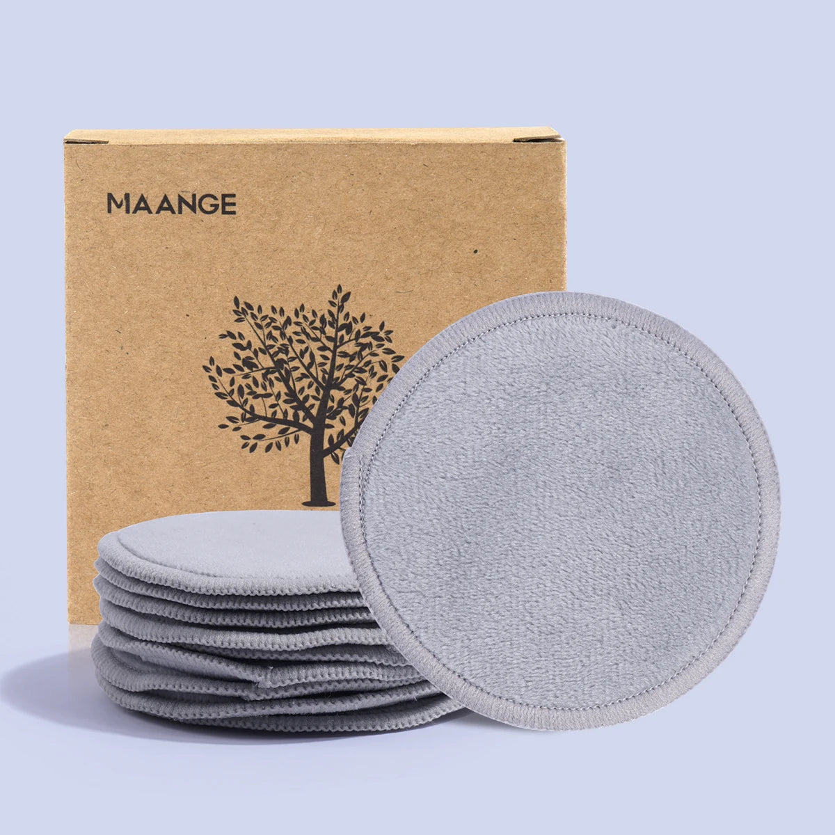 Bamikoo™ Bamboo Makeup Remover Pads – Reusable & Eco-Friendly (10-Pack)